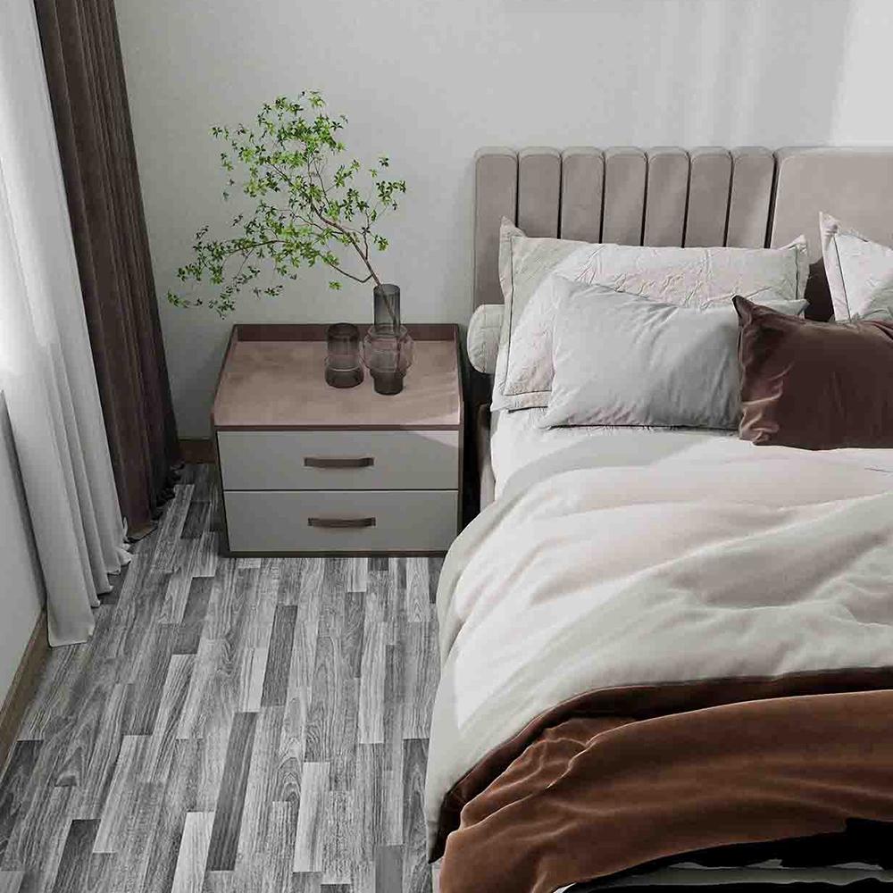 Ultra-Thick Peel & Stick Vinyl Flooring (Waterproof & Non-Slip)
