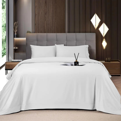 4/6 Pc Bedding Set，Cooling Breathable, Hotel Luxury Super Silky Soft, Wrinkle & Fade