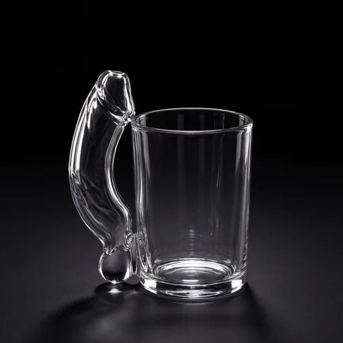 Funny Novelty Glass Cup, Party Gag Gift