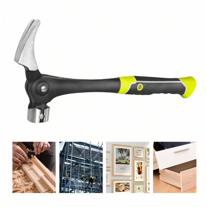 [2-Pack] Ultimate Multi-Angle Claw Hammer with Magnetic Nail Starter