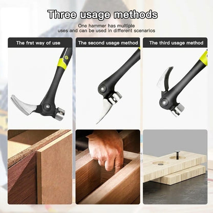 [2-Pack] Ultimate Multi-Angle Claw Hammer with Magnetic Nail Starter